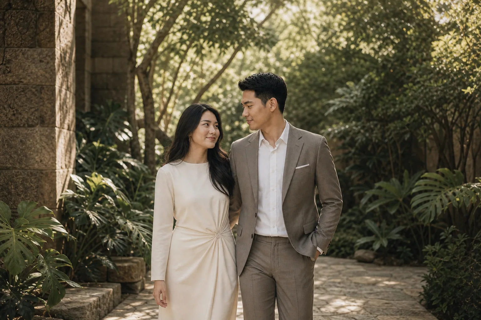 Bima & Alya wedding portrait